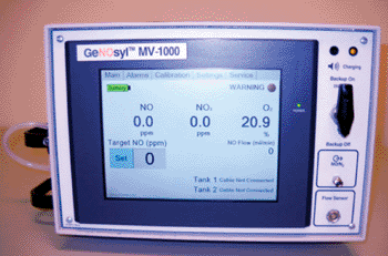 Imagen: El sistema de suministro GeNOsyl MV-1000 (Fotografía cortesía de GeNO). Imagen: El sistema de suministro GeNOsyl MV-1000 (Fotografía cortesía de GeNO).